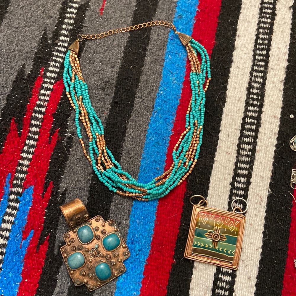 Necklace with matching pendants